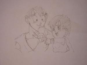 son goku und pan