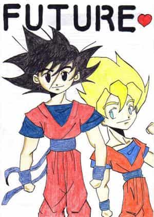 Son Goku & and Future Goku