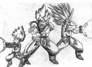 Goku, Gohan, Goten