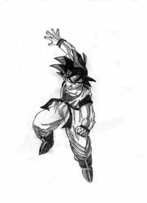 Son Goku in Kampfpose