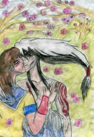 Hanami-Liebe unter Kirchblüten