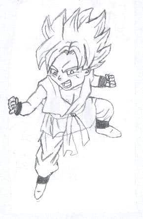 Son-Goku (wie er in DBGT als SSJ aussieht)