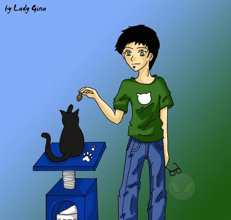 Cat likes fish ;D