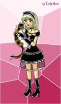 Gothic cat love :)