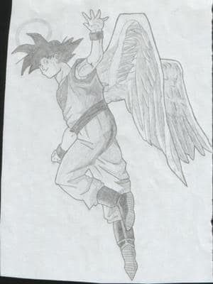 songoku als engel