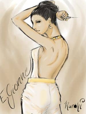 Excella Gionne skizze