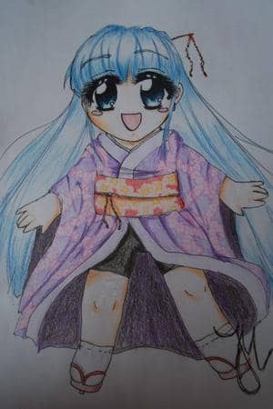 Chibi im Kimono