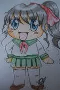 Chibi in Schuluniform