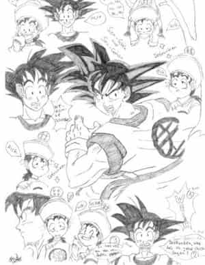 goku & gohan