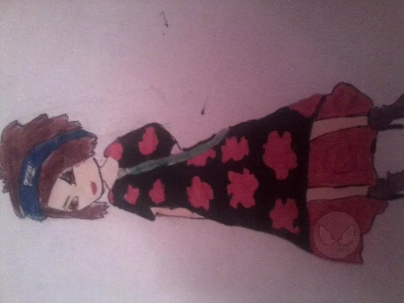 Akatsuki Braut auf einer Party