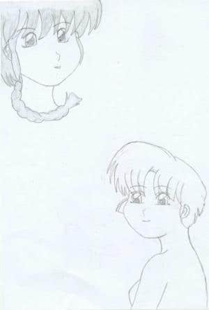 Akane und Ranma-kun