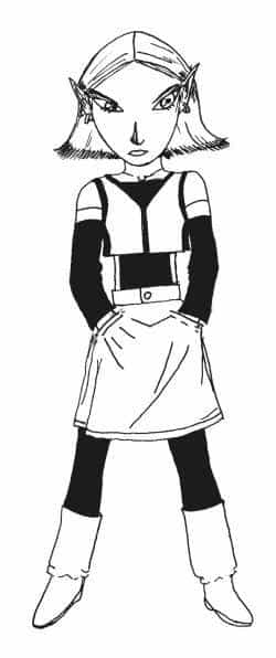 das ist ein Selbstportrait im Manga-Style