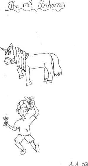 Elfe+Einhorn