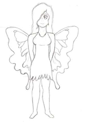 Schmetterlingsmädchen