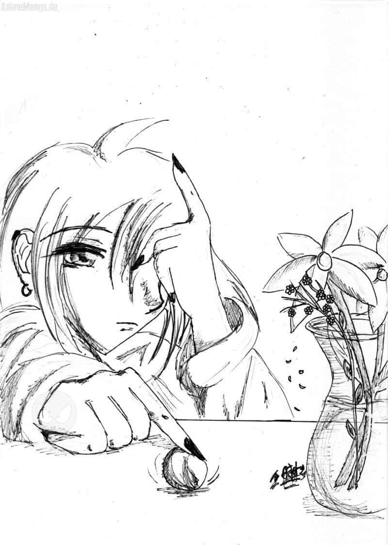 Ein Bild aus Langweile gemalt des Langeweile darstellt