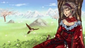 Taking a nap on the Tremu plains