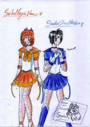 SailorMajohVenus et SailorEliasMerkur XD