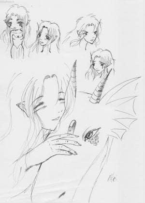 Dessin de personnage de Yashiro