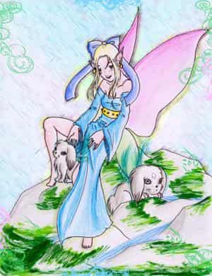 Elfes du printemps et leurs compagnons