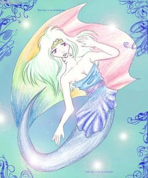 Komisch verrenkte Meerjungfer *kopf schräg hält*