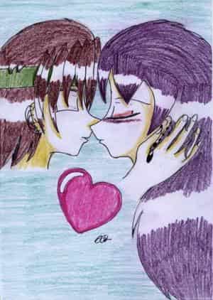 Der Liebe erster Kuss