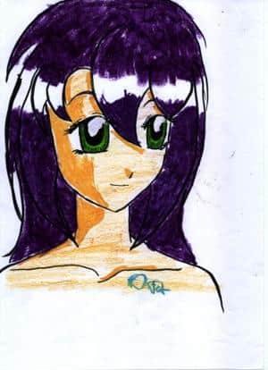 Öl  Pastellkreide/1. Versuch