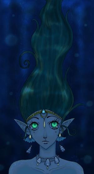 very deep under water ö.ö