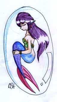 Nixe im Blubbabläschen - Colo