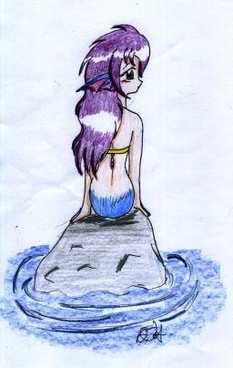 Nixe auf`m Stein - Colo