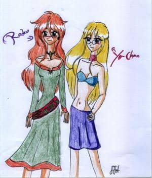 Two Girls: Raiku and Yu-Chan