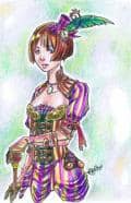 Steampunk lady