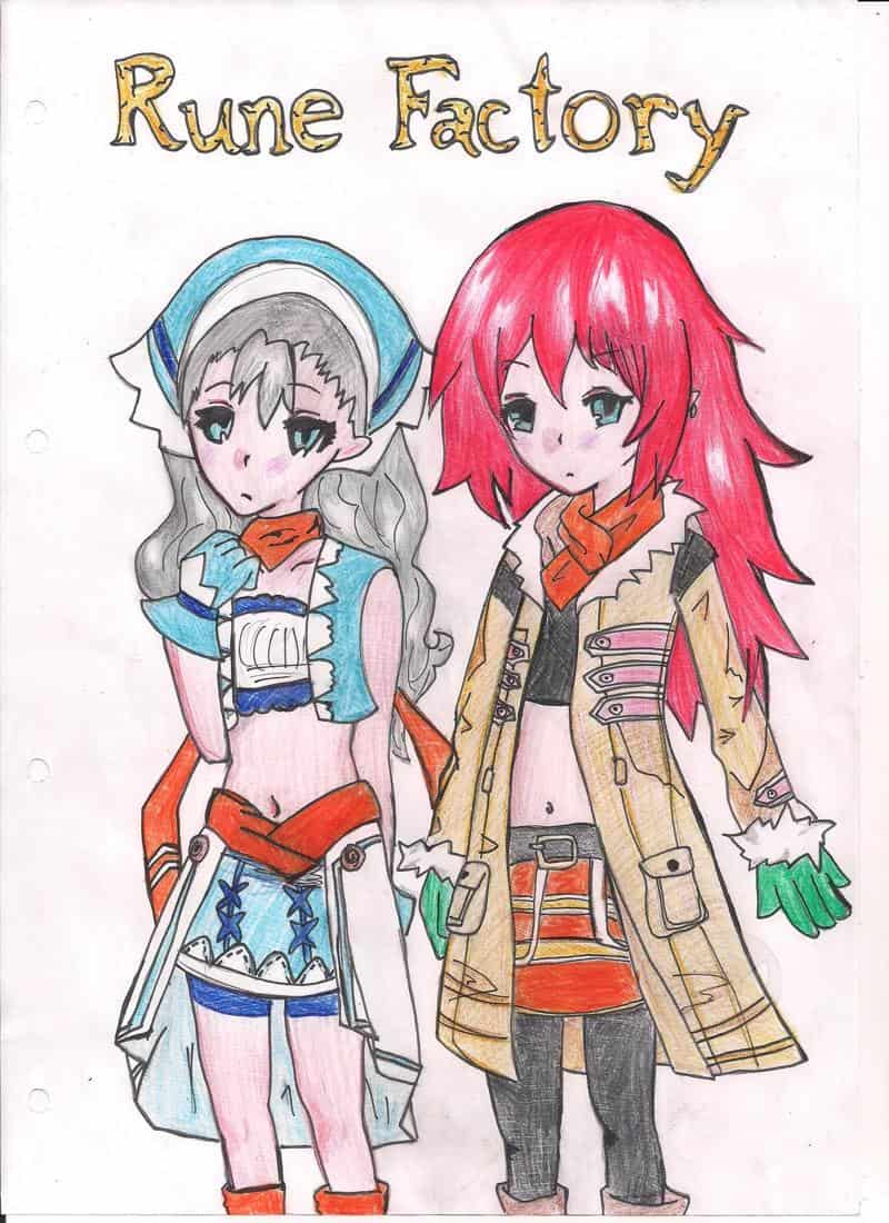 Raven und Karin- coloriert