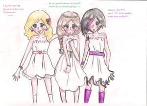 3 Mädels, die unterschiedlicher nicht sein können ;D