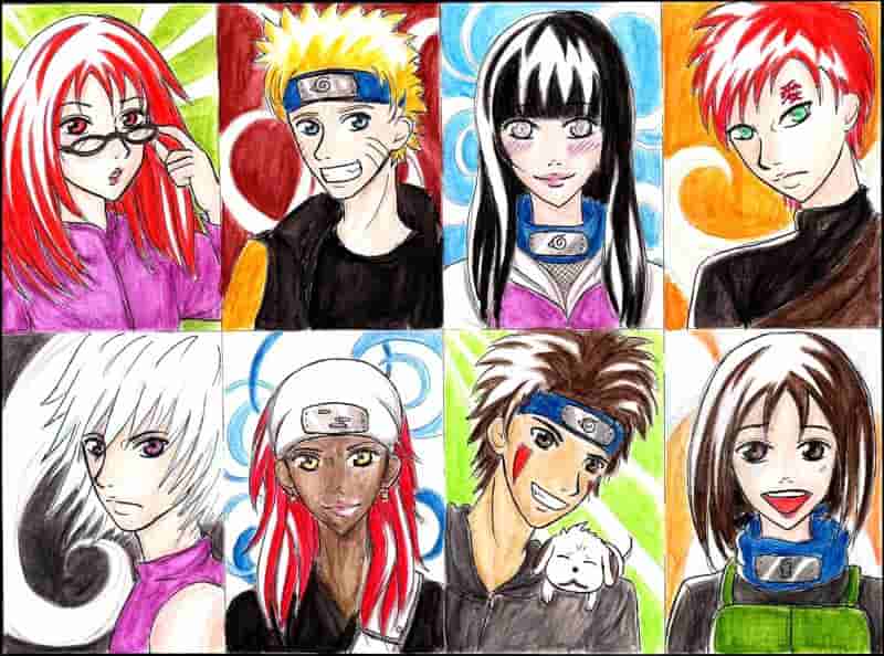 Naruto - Charakter mix