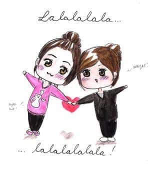 Chibi Nicole + Chibi Me