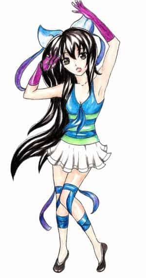 OC Aina Huwaitsu für ~Cutie-girl2 auf deviantart