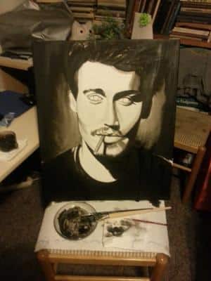Work in Progress - Johnny Depp Portrait
