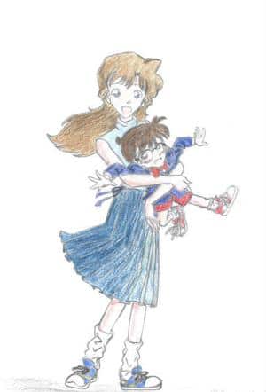 Ran and Conan in Farbe