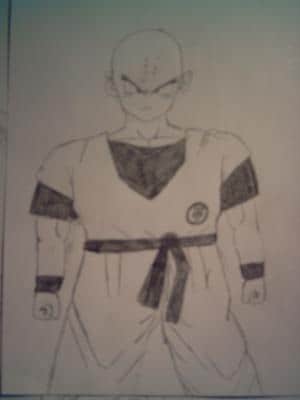 Kuririn in Cell Saga