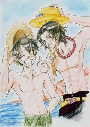 Brothers at Sea [Luffy and Ace]