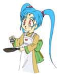 Sasami beim Kochen
