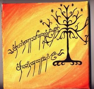 Gondors Baum und Ringschrift
