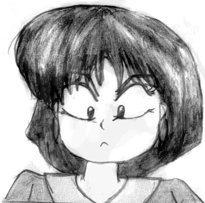 Akane wie immer wütend