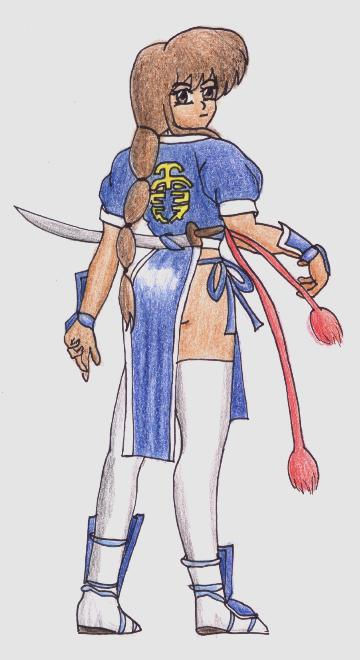 Jusiko in ihrem Trainingsazug