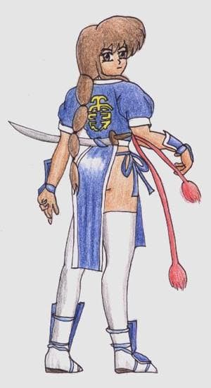 Jusiko in ihrem Trainingsazug