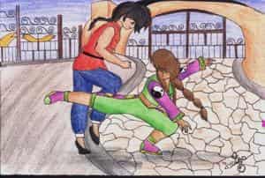 " Mädchen wissen es, sich zu wehren!"