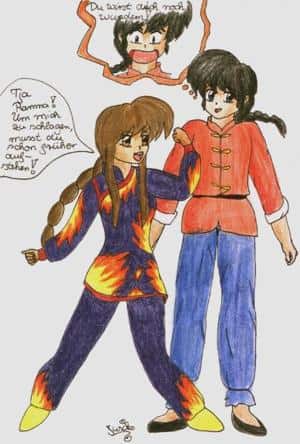 " Wer ist hier der Stärkere?! "