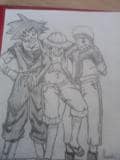 Ruffy Goku und Naruto