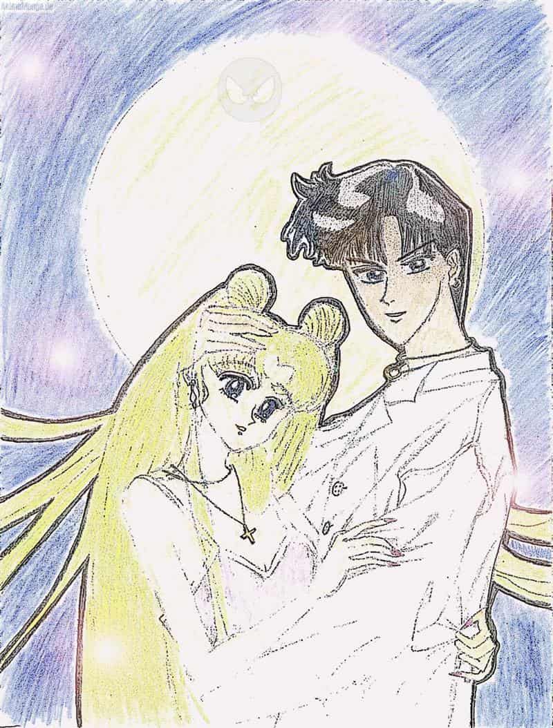 Lichter im Mondschein