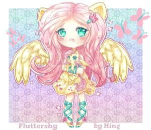 Fluttershy (MLP) Human / Chibi version